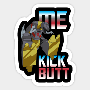 Me Grimlock Kick Butt Sticker